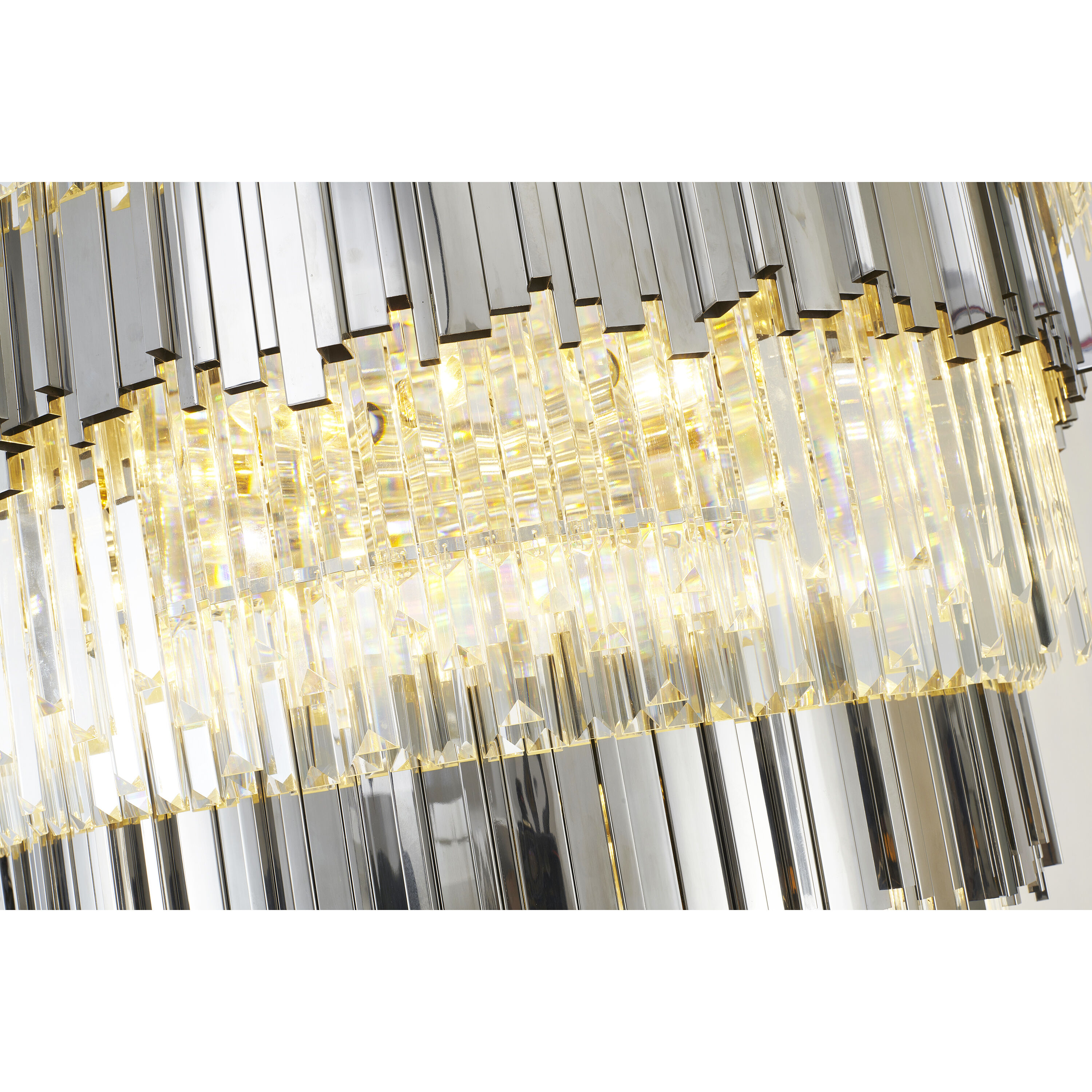 Canada 60 Light 43.4 inch Chrome Chandelier Ceiling Light